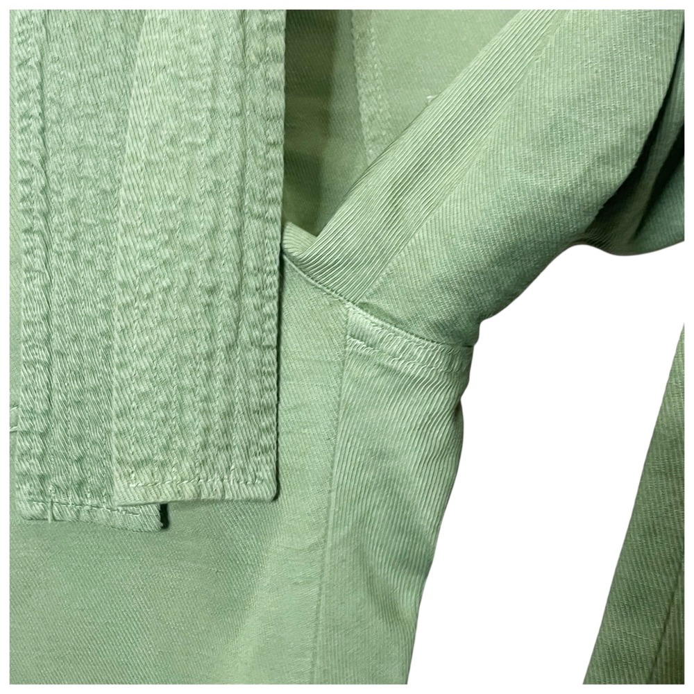 A.L.C. Cobin Pant Green Paperbag Waist Linen Blend Minimalist Chic 00 - Picture 7 of 12